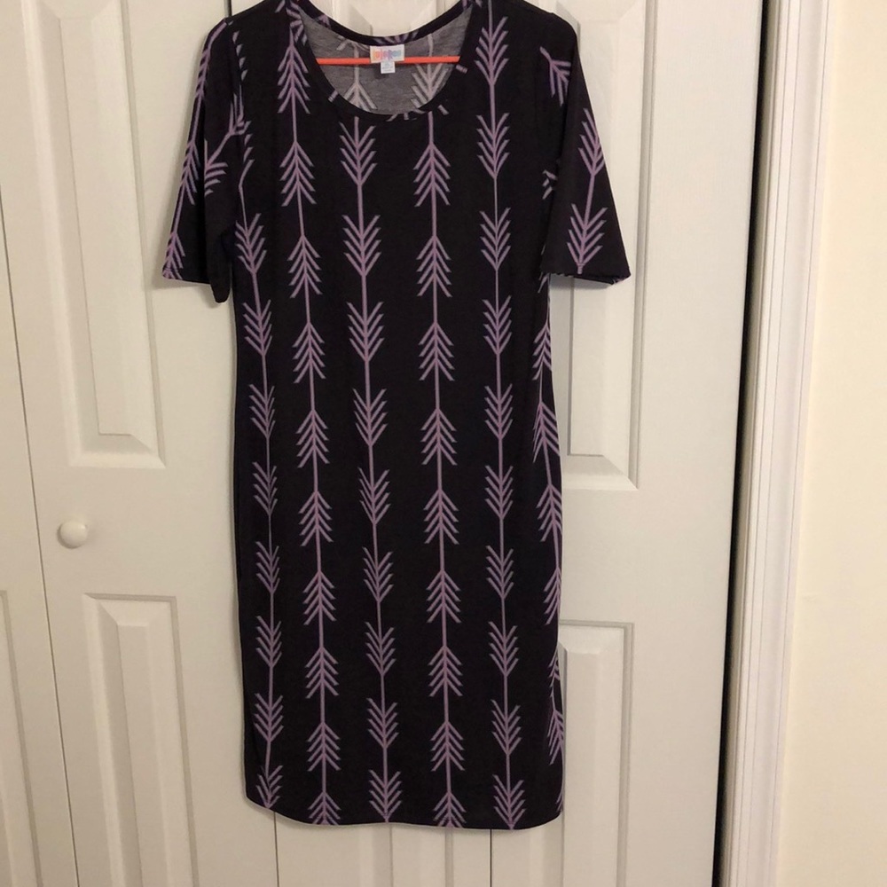 Lularoe Julia dress size XL dark purple